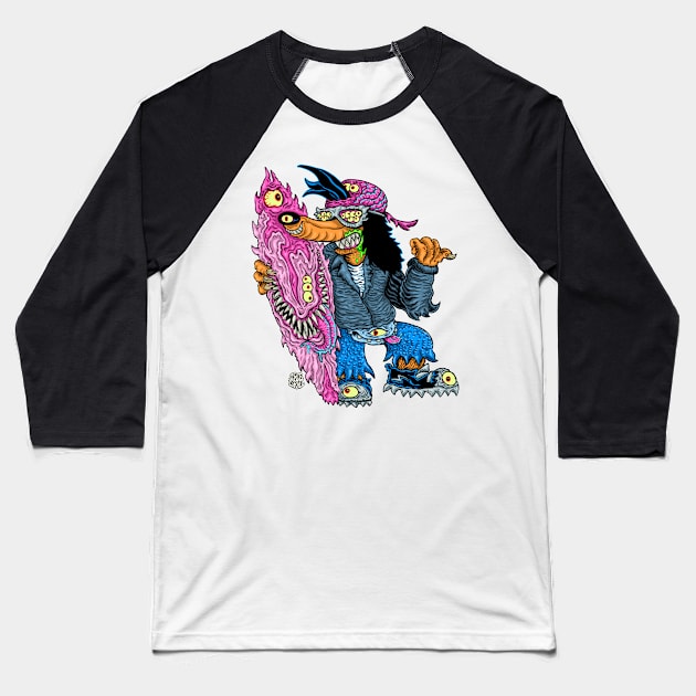 Rad Dog Baseball T-Shirt by Robisrael